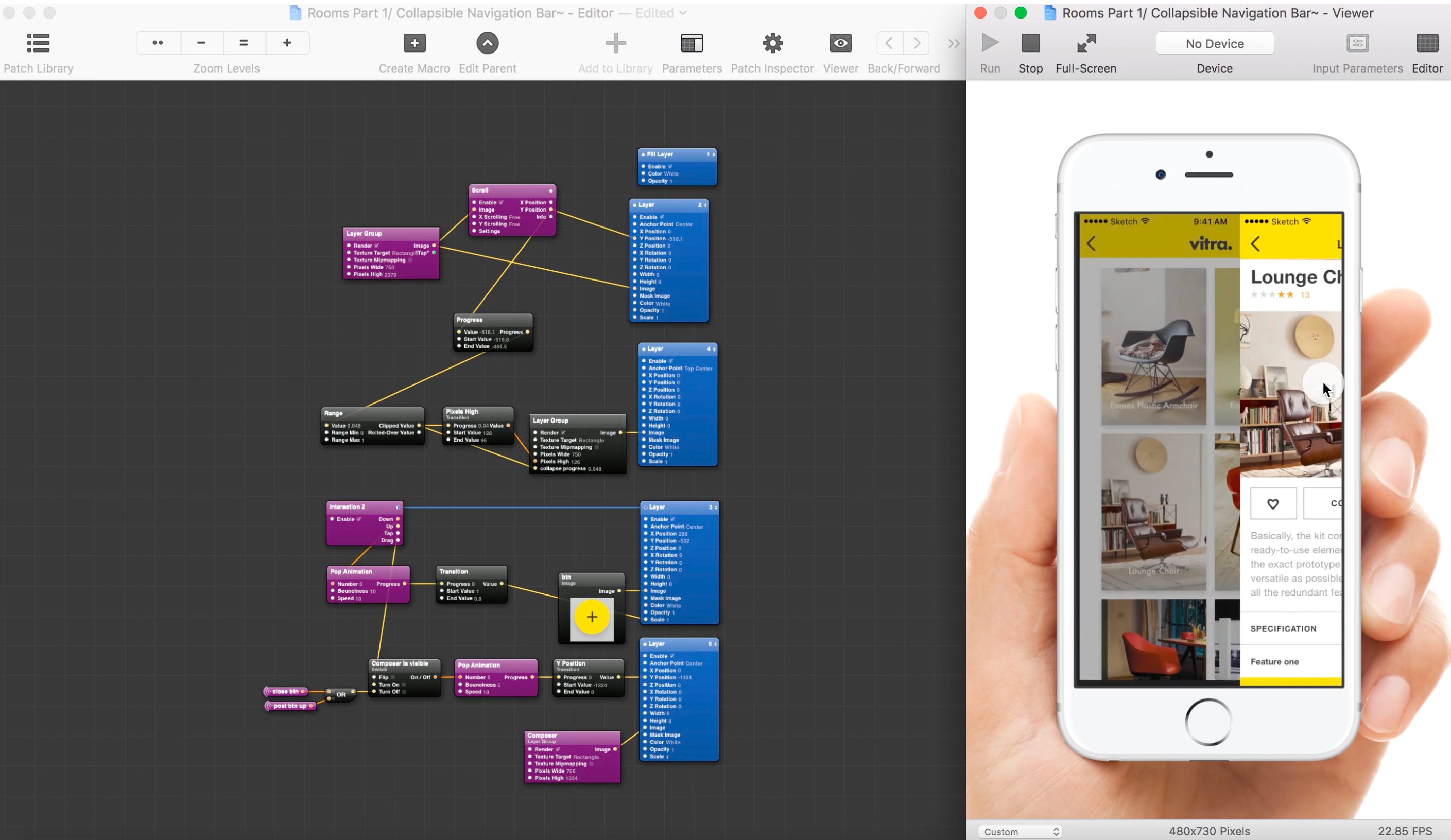 Origami, Prototyping tool from Meta (2016)